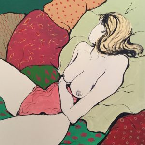 Expressionist drawings and paintings by British figurative artist Jenny Neill, in watercolour, acrylic gouache, ink, charcoal and pencil.